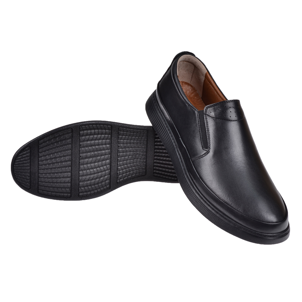 Tardelli Hakiki Deri Comfort Battal Boy Erkek Ayakkabı TRD-4394 SİYAH