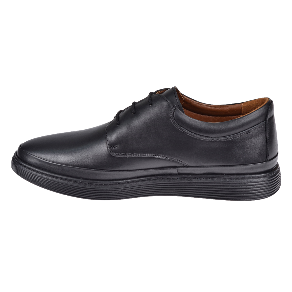 Tardelli Hakiki Deri Comfort Battal Boy Erkek Ayakkabı TRD-4393 SİYAH