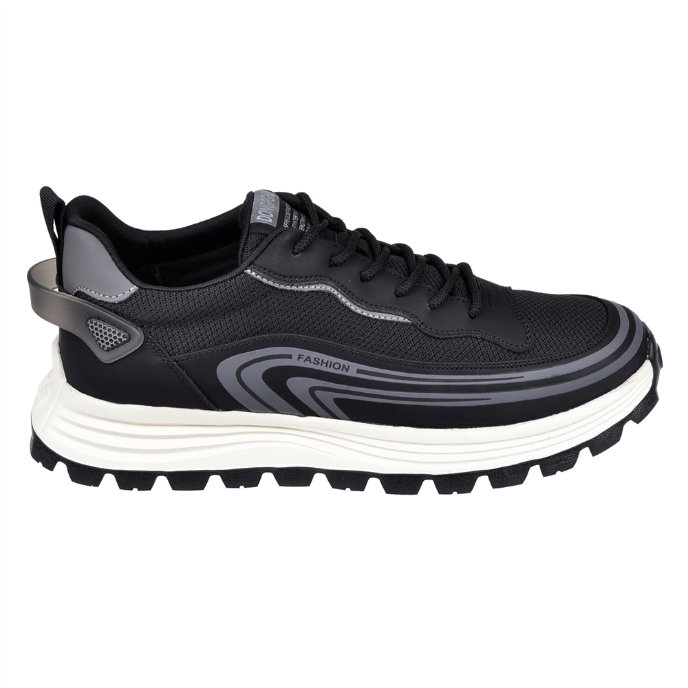 Voyager Bağcıklı Anorak Erkek Spor Ayakkabı Sneaker VOY-274 SİYAH