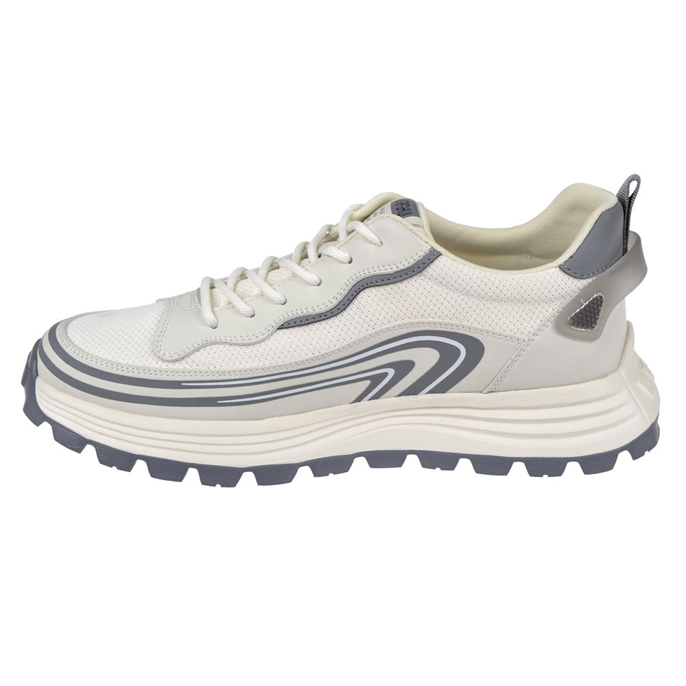 Voyager Bağcıklı Anorak Erkek Spor Ayakkabı Sneaker VOY-274 KREM