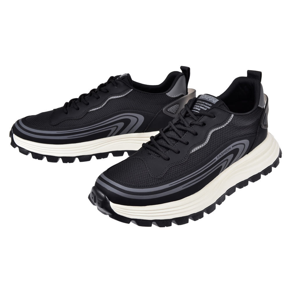 Voyager Bağcıklı Anorak Erkek Spor Ayakkabı Sneaker VOY-274 SİYAH