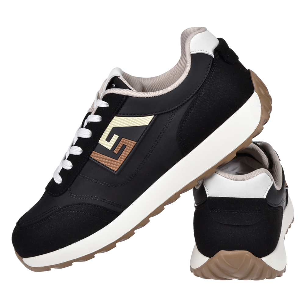 Voyager Canvas Kumaş Yazlık Erkek Spor Ayakkabı Sneaker VOY-144 SİYAH