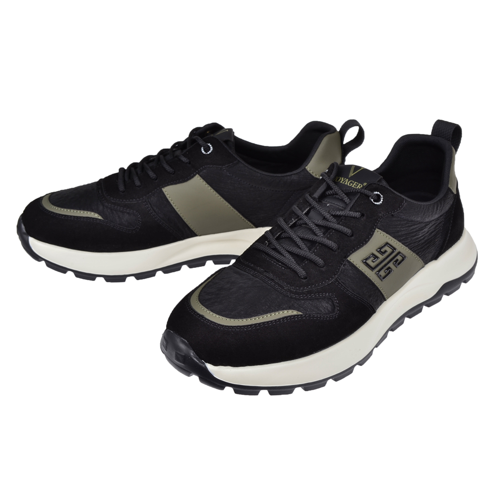 Voyager Hafif Tabanlı Erkek Spor Ayakkabı Sneaker VOY-435 SİYAH