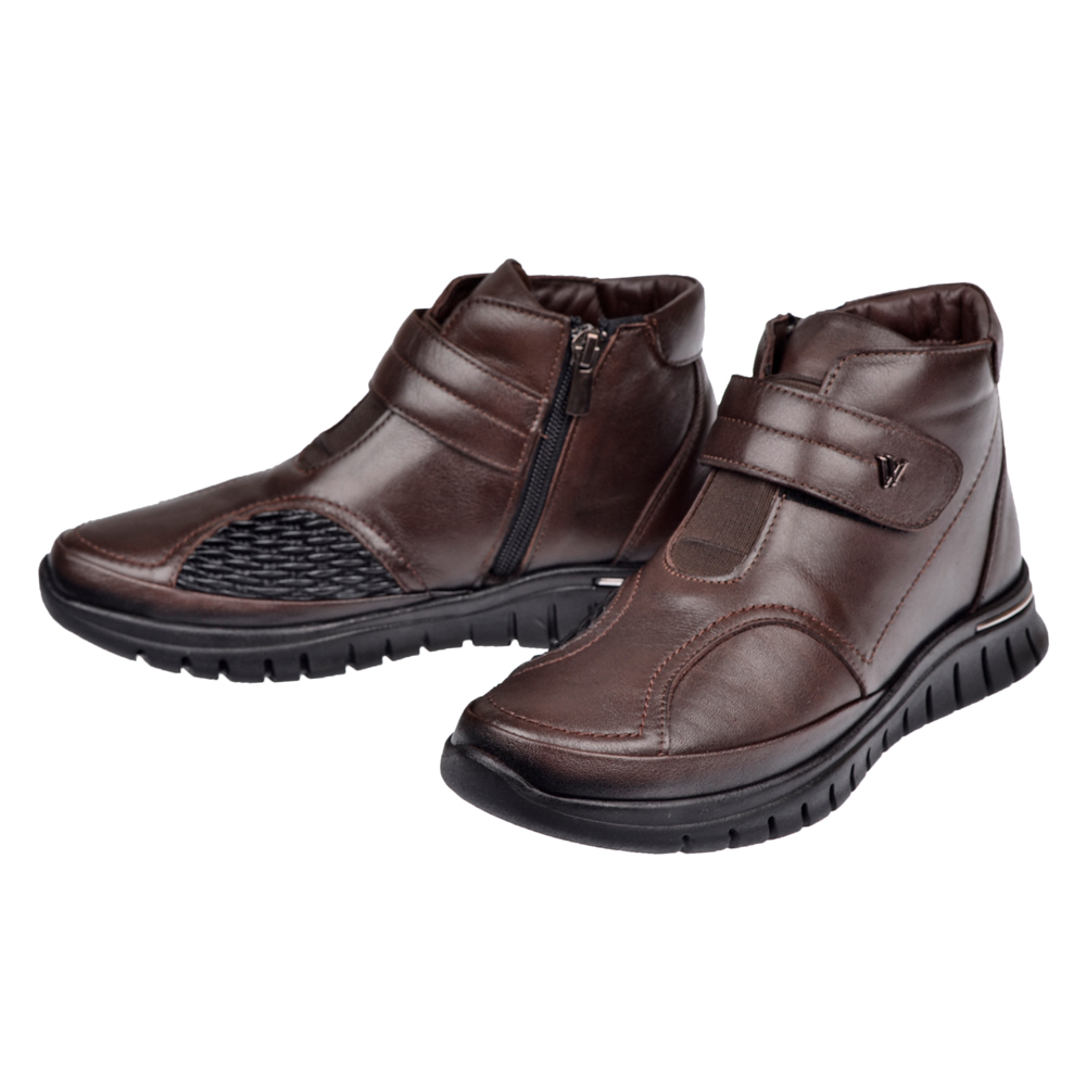 Voyager Hakiki Deri Comfort Kadın Bot VOY-9411 KAHVE