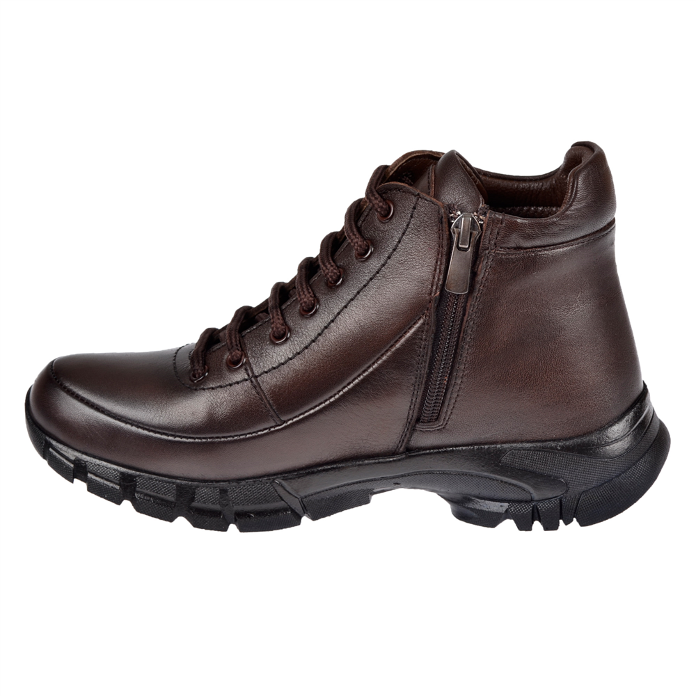 Voyager Hakiki Deri Comfort Kadın Bot VOY-9398 KAHVE