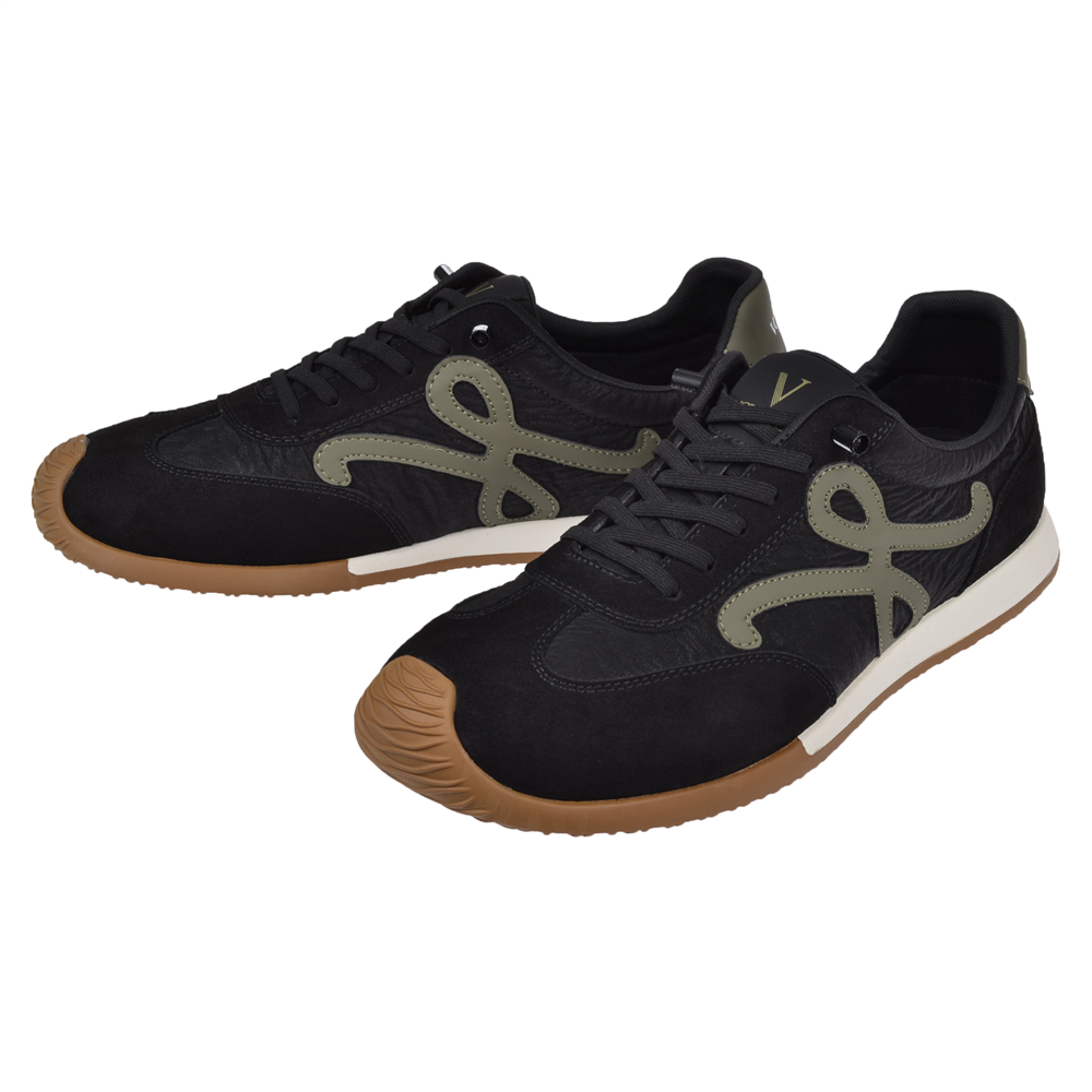 Voyager Lastik Bağcıklı Erkek Spor Ayakkabı Sneaker VOY-472 SİYAH