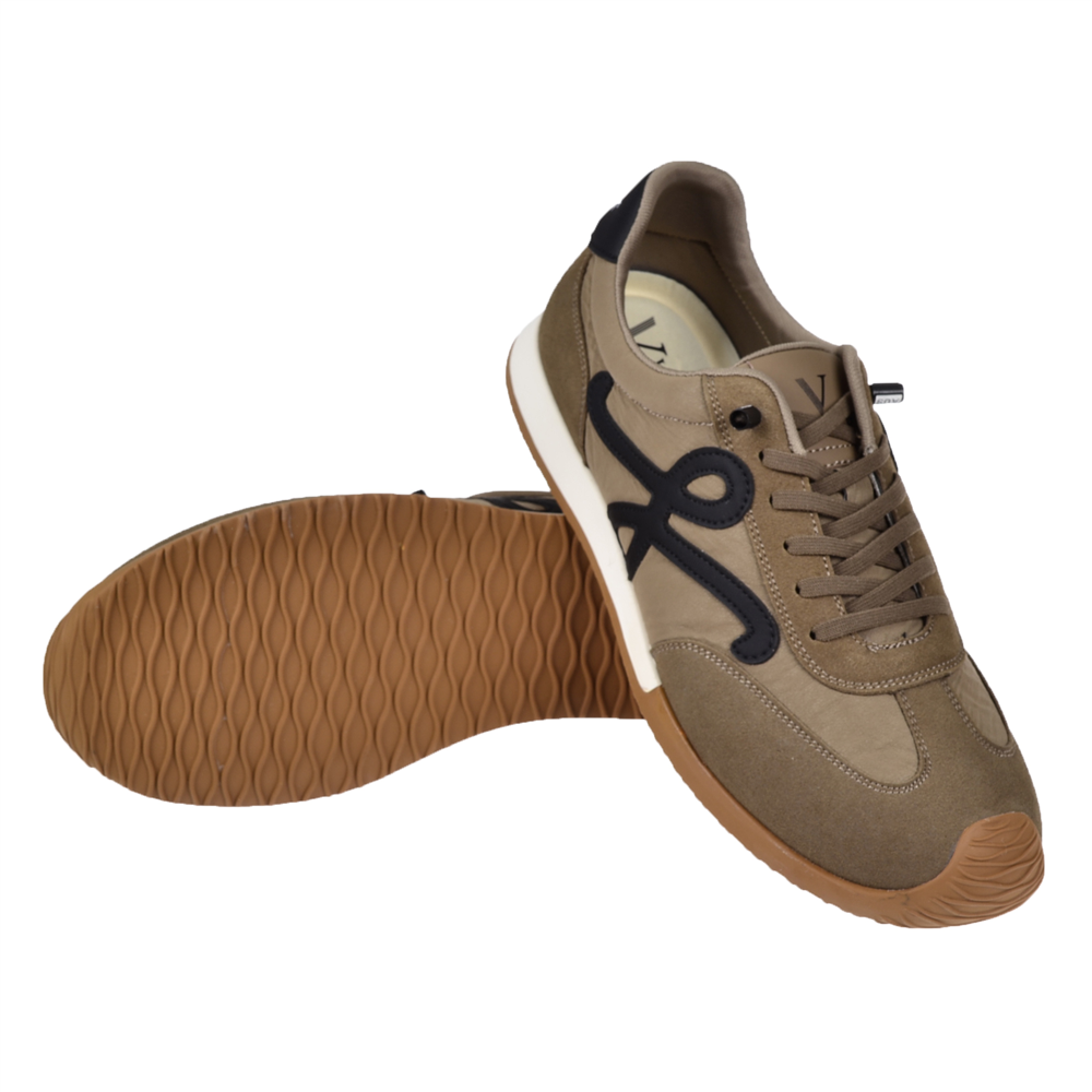 Voyager Lastik Bağcıklı Erkek Spor Ayakkabı Sneaker VOY-472 CAMEL