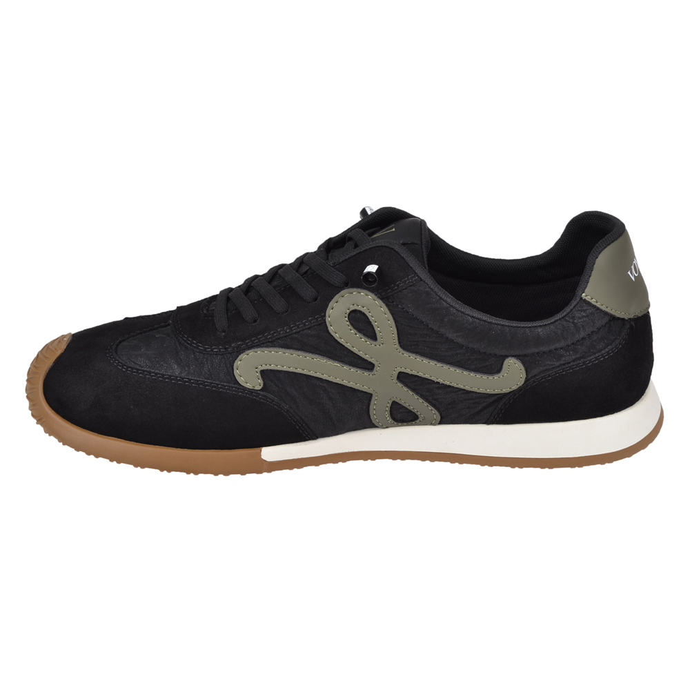 Voyager Lastik Bağcıklı Erkek Spor Ayakkabı Sneaker VOY-472 SİYAH