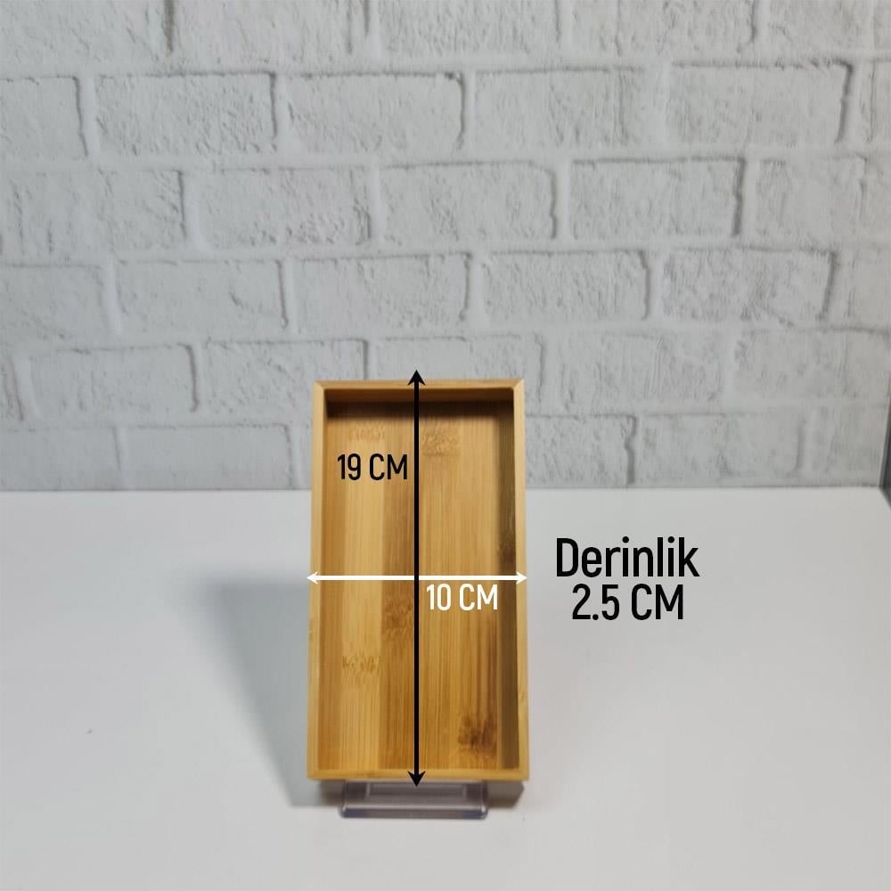 Akrilik Bambu Banyo Seti Stantlı 6 Parça Lavabo Takımı | Hometarz