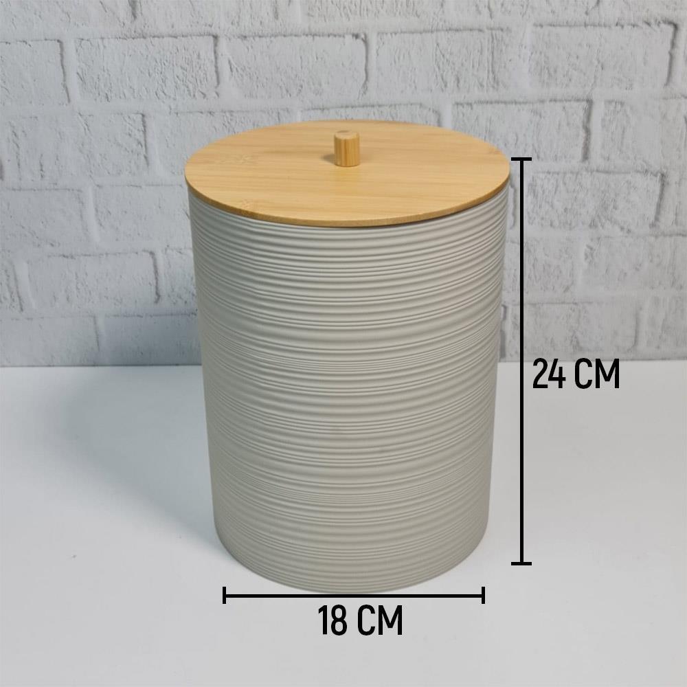 Akrilik Bambu Banyo Seti Stantlı 6 Parça Lavabo Takımı | Hometarz