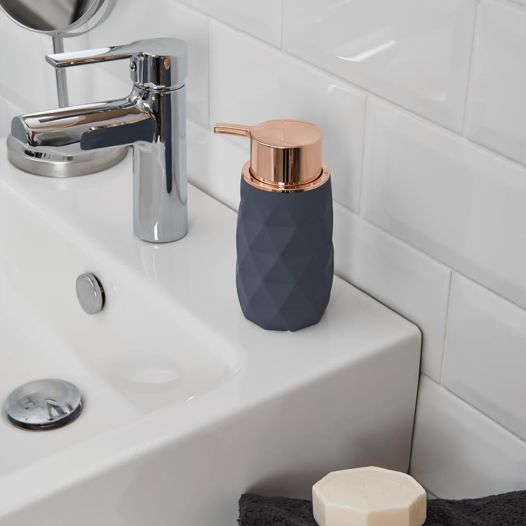 Akrilik Dekoratif Banyo WC Lavabo Gold Sıvı Sabunluk | Hometarz