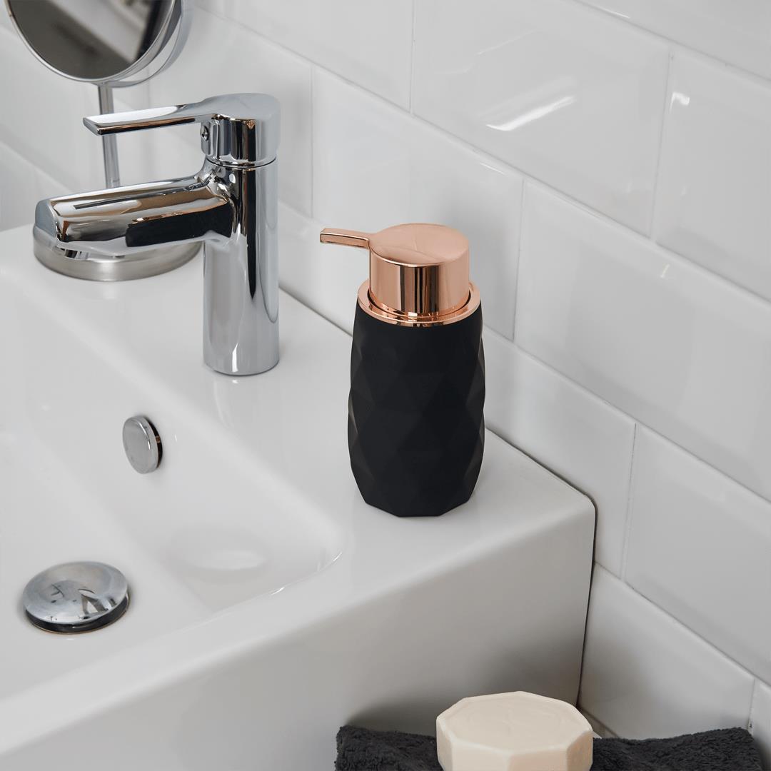 Akrilik Dekoratif Banyo WC Lavabo Gold Sıvı Sabunluk | Hometarz