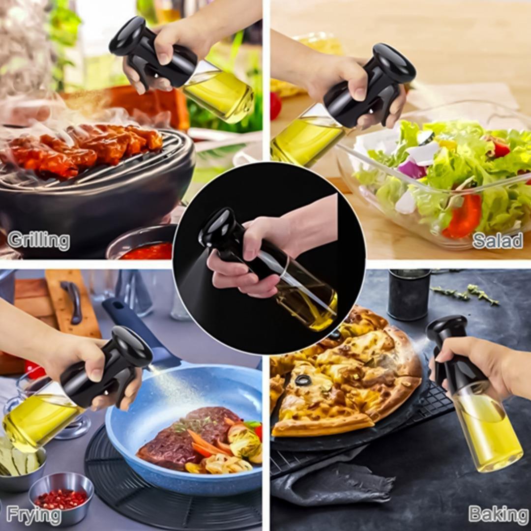 Cam Yağ Spreyi Püskürtücü Cam Şişe 200 ml | Hometarz