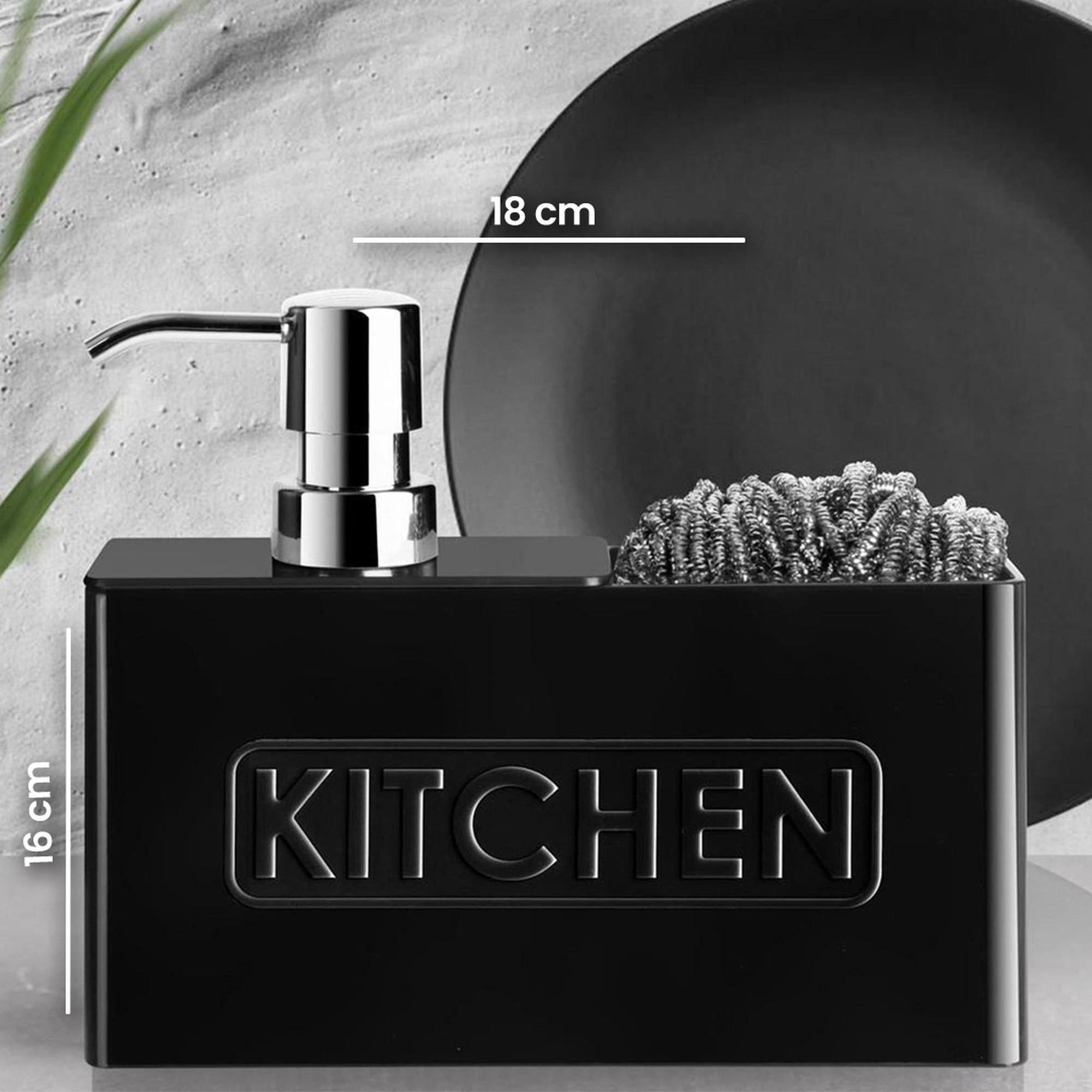 Hometarz Kıtchen Plastik Mutfak Sıvı Sabunluk Süngerlik 