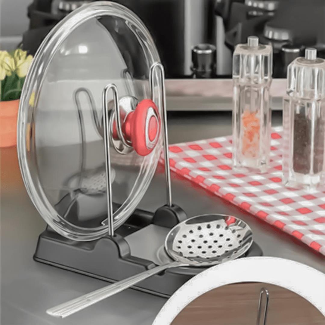 Kapak Kepçe Standı Yemek Pişirmeye Yardımcı Organizer | Hometarz