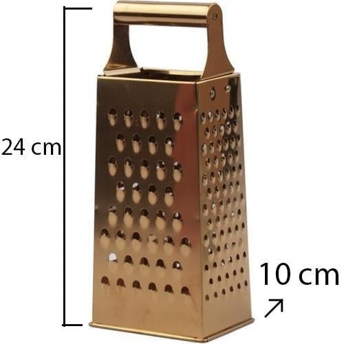 Mutfak Rendesi 4 Taraflı Metal Paslanmaz Rende 24 cm | Hometarz