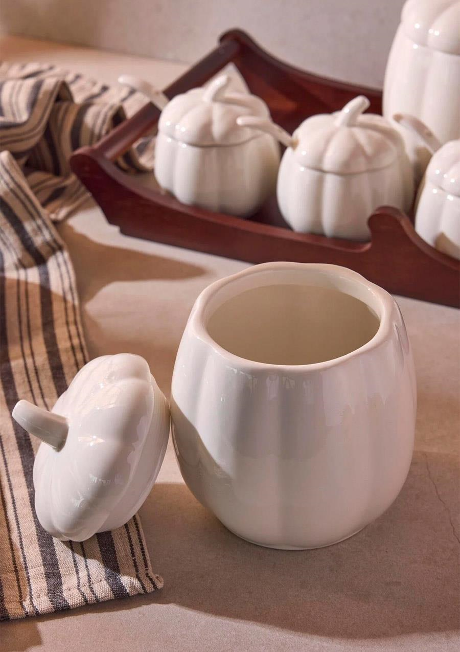 Pumpkin 7'li Tepsili Çok Amaçlı Baharatlık Seti