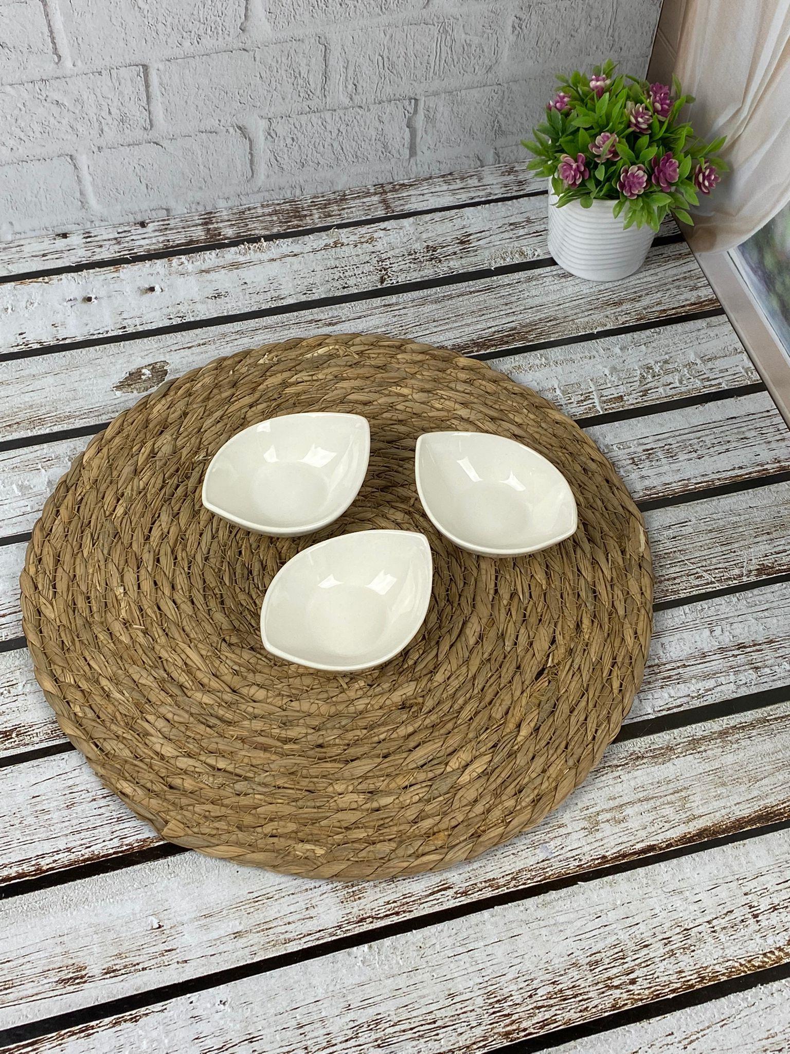Seramik Çerezlik Sosluk Kahvaltılık 3'lü Set | Hometarz