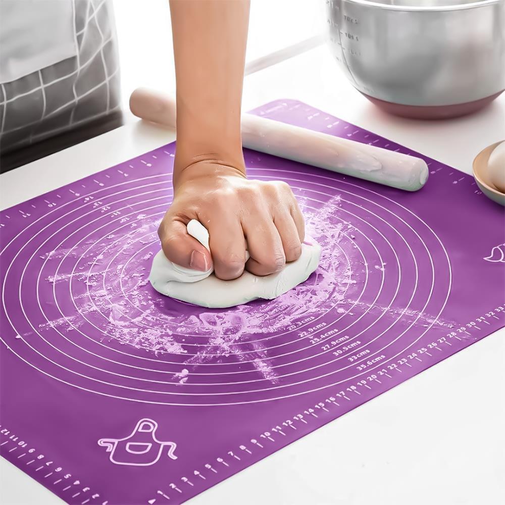 Silikon Pizza Hamuru Açma Matı Detaylı Ölçülü 30x40 | Hometarz