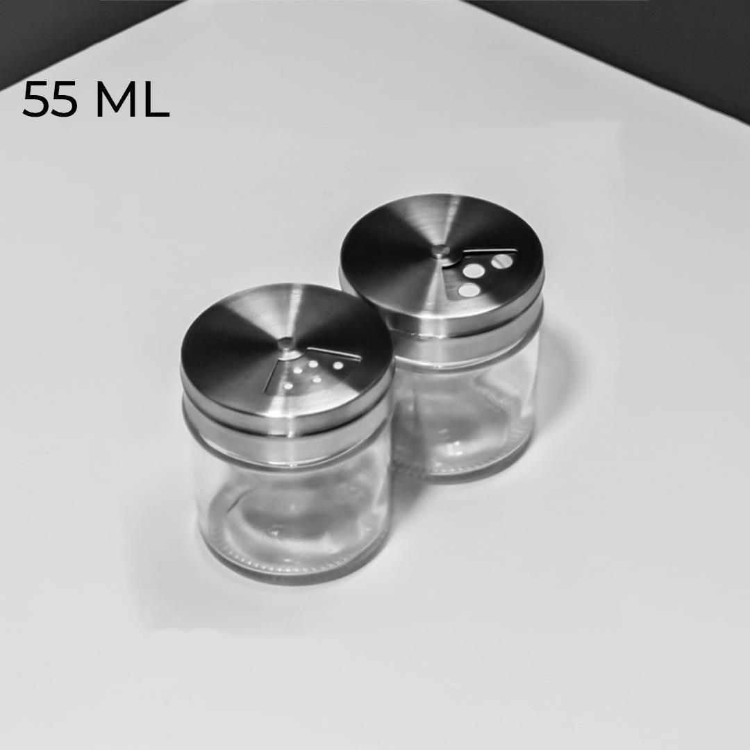Sımplıco Tuzluk Biberlik Seti 2 Li İnox 55 ML | Hometarz