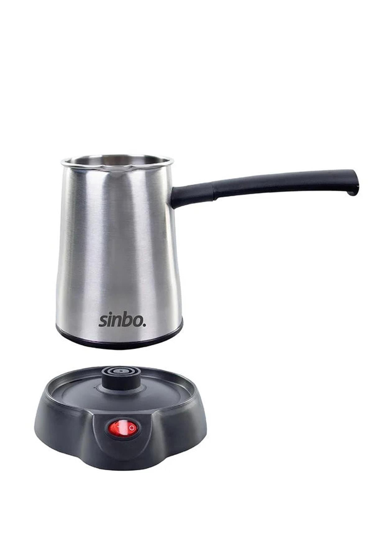 Sinbo Inox Elektrikli Cezve 6 Fincan Kapasiteli Türk Kahvesi Makinesi SCM-2958