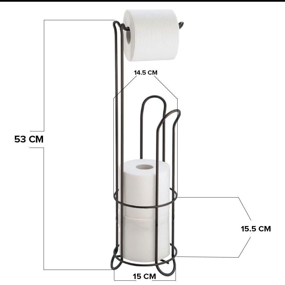 Tuvalet Peçeteliği Yedek Hazneli Ayaklı Metal 54 Cm | Hometarz