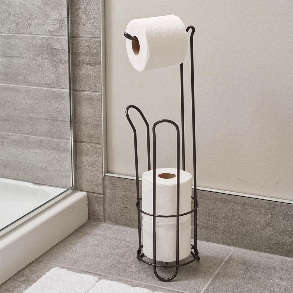 Tuvalet Peçeteliği Yedek Hazneli Ayaklı Metal 54 Cm | Hometarz