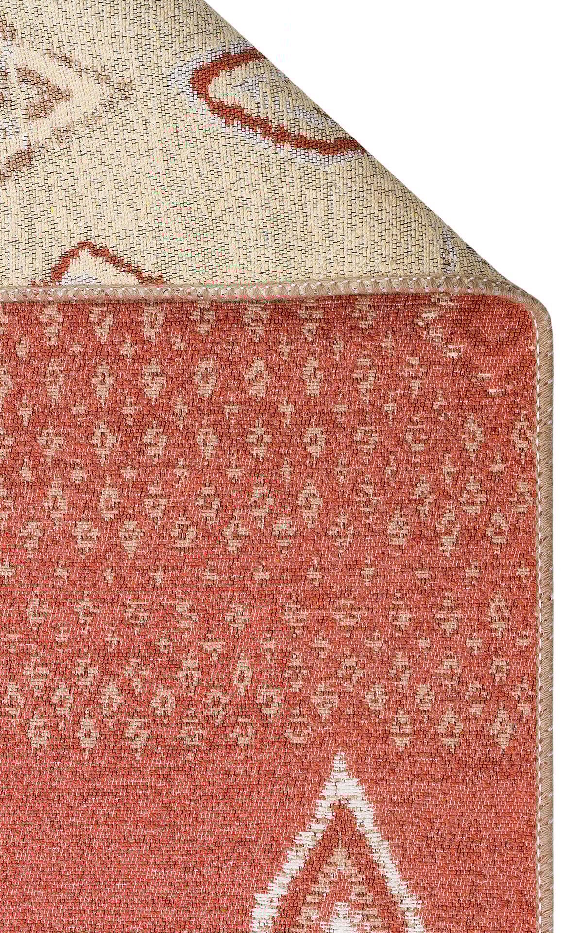 ARYA AR 37 TERRA  Yıkanabilir Çift Taraflı Modern Desenli Dokuma Kilim