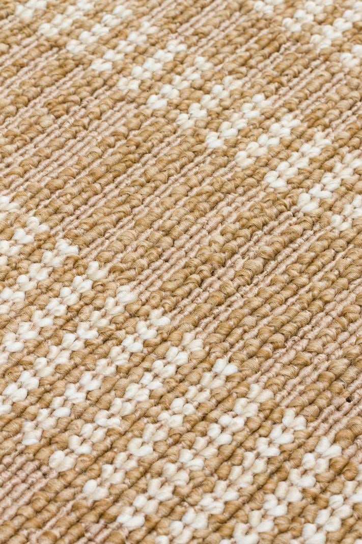 BALI JUTE BLJ 03 JUTE WHITE  Jüt Dokulu Hav Toz Vermeyen Modern Halı