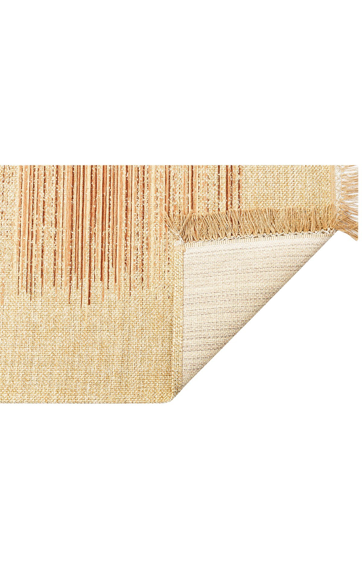 BROOKLYN BRK 02 NATURAL BEIGE  Hasır Görünümlü Kaymaz Renkli Dokuma Modern Kilim