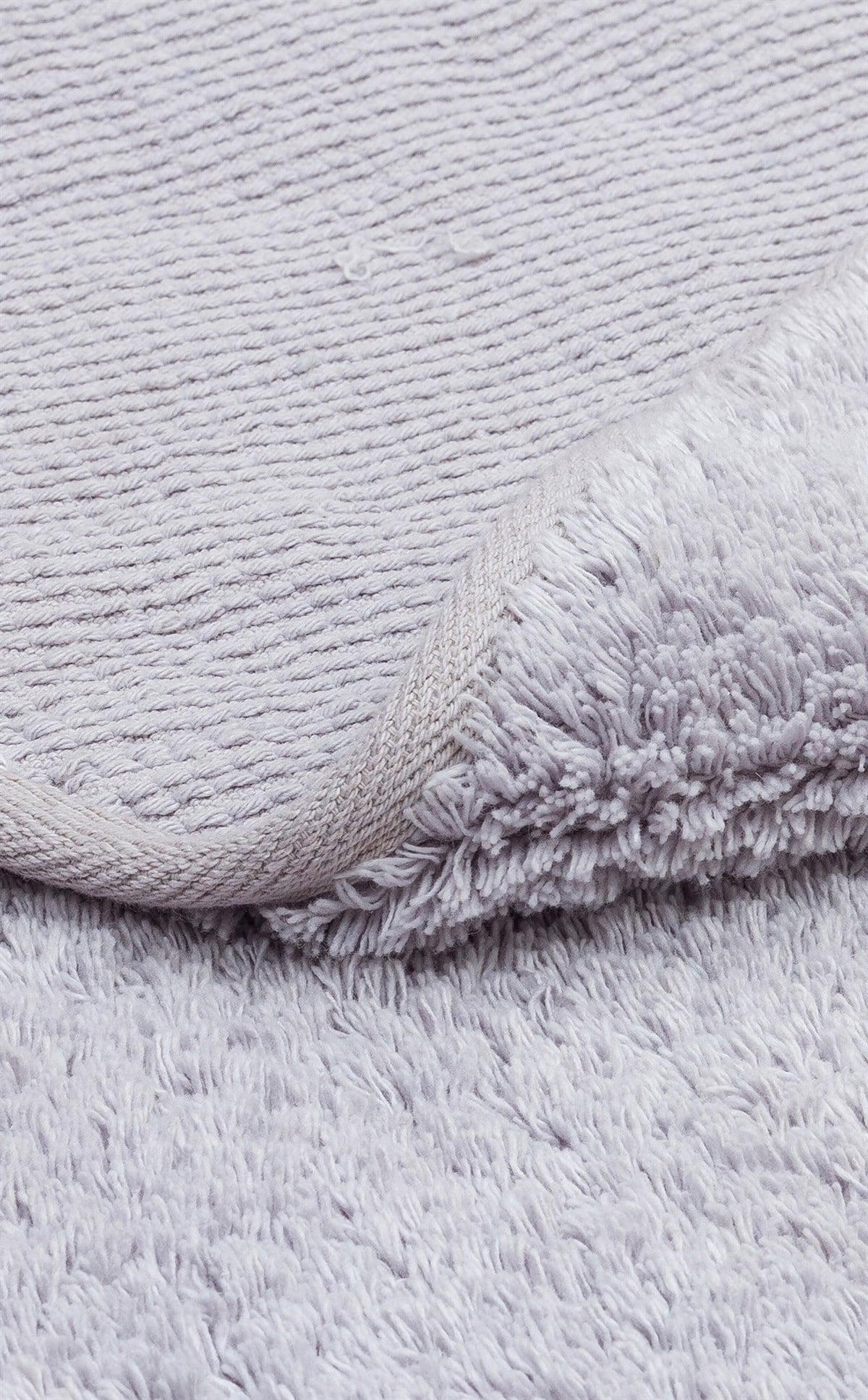 COTTON BOON CBN PLAIN GREY Q  Yıkanabilir Kaymaz Tabanlı Naturel Pamuk Bebek Halısı
