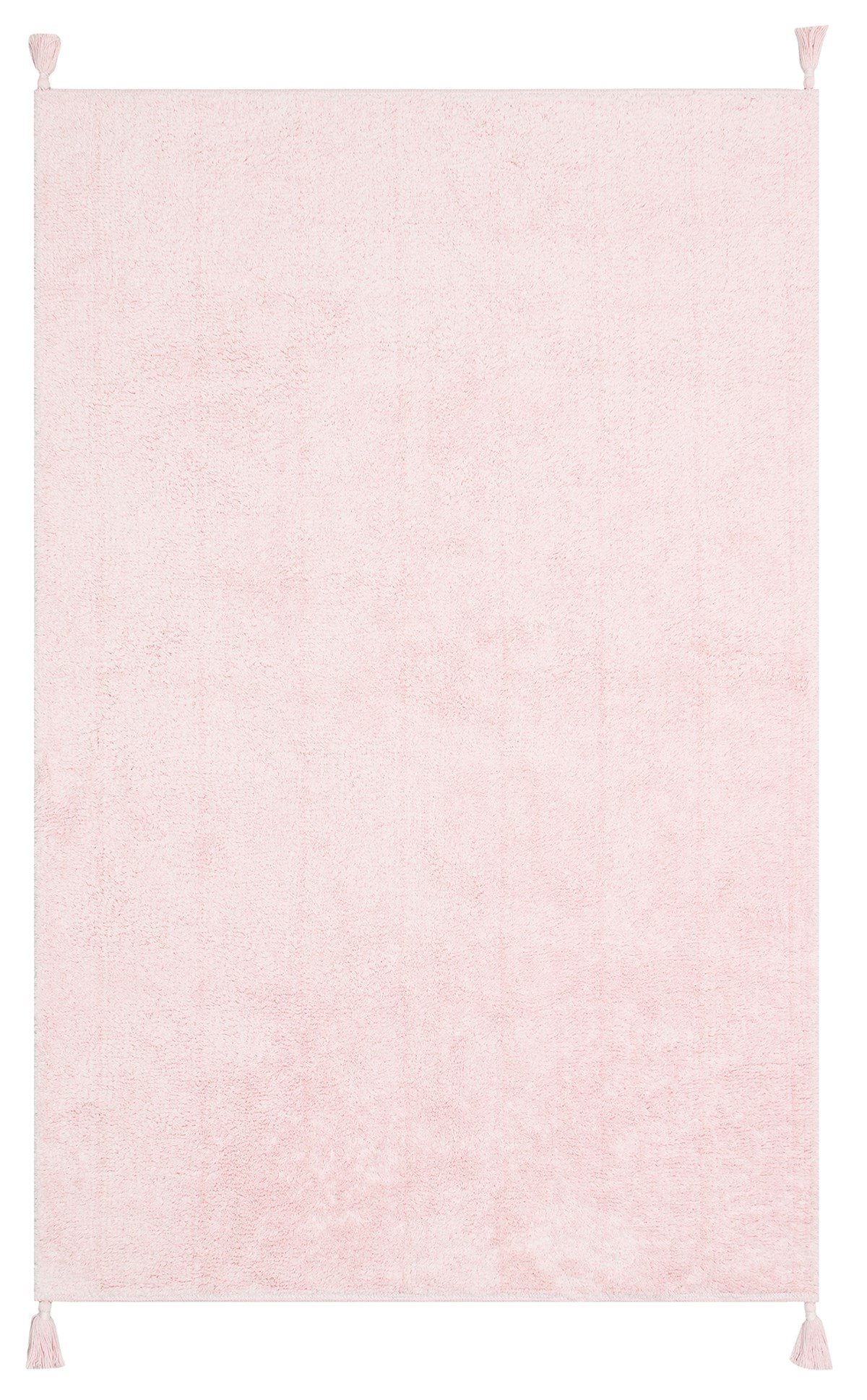 COTTON BOON CBN PLAIN POWDER  Yıkanabilir Kaymaz Tabanlı Naturel Pamuk Bebek Halısı