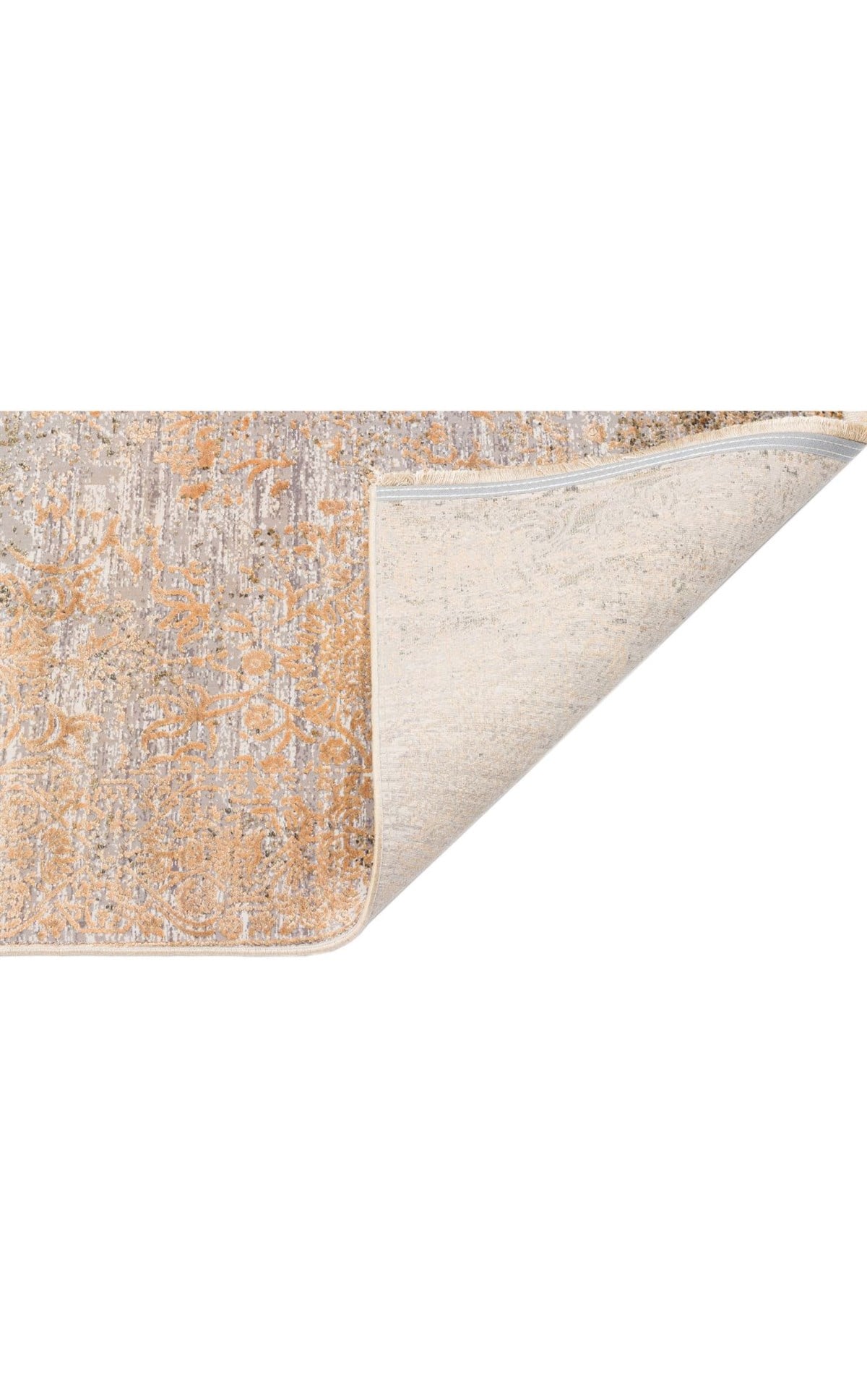 FRESCO DYED FSD 01 D.GOLD  Bambu Viskon ile Üretilen Yıkanabilir Modern Salon Halısı