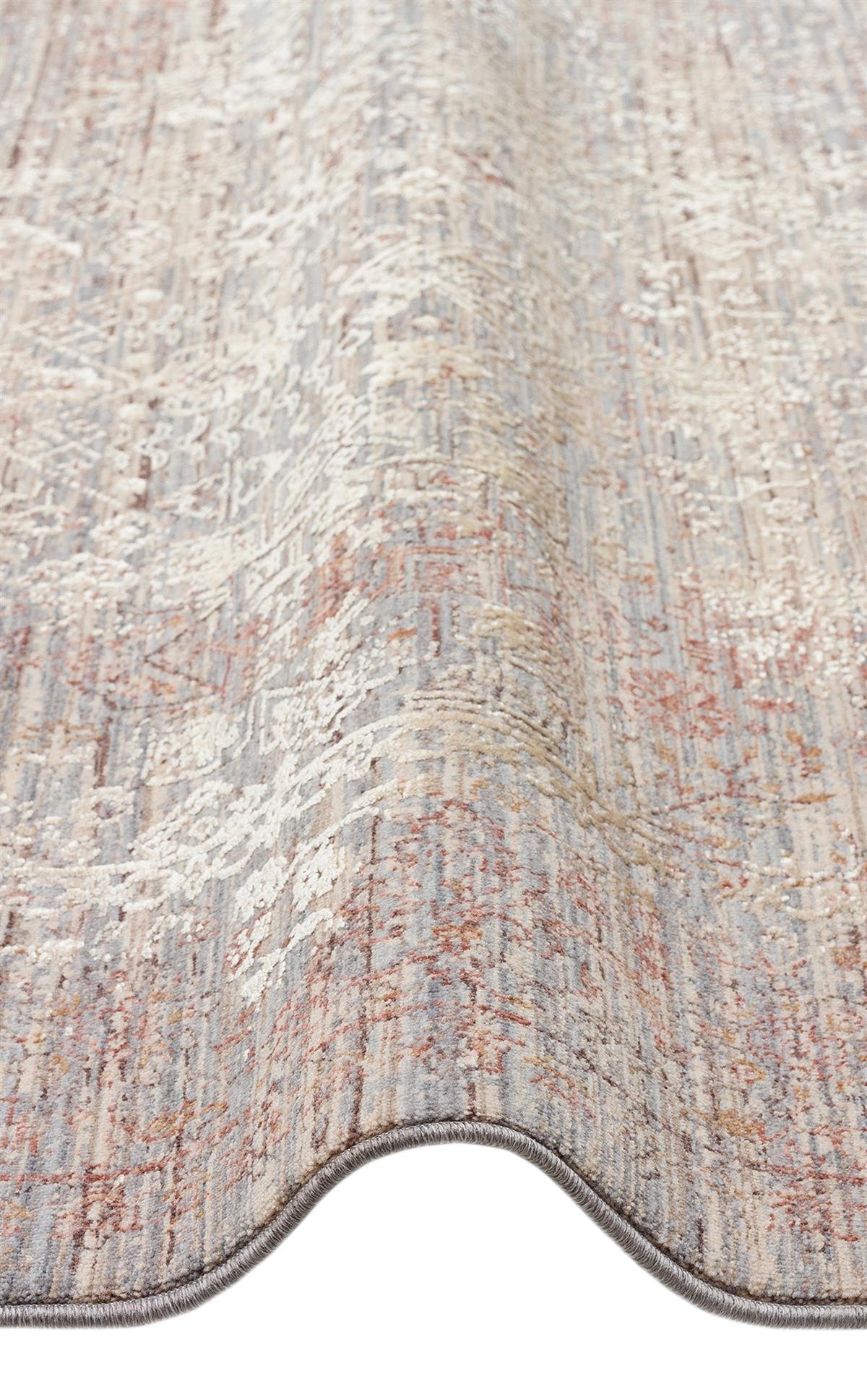 LA PAZ LPZ 02 BEIGE  Yüksek Alçak Dokulu Yüksek Kaliteli Sık Dokuma Modern Salon Halısı