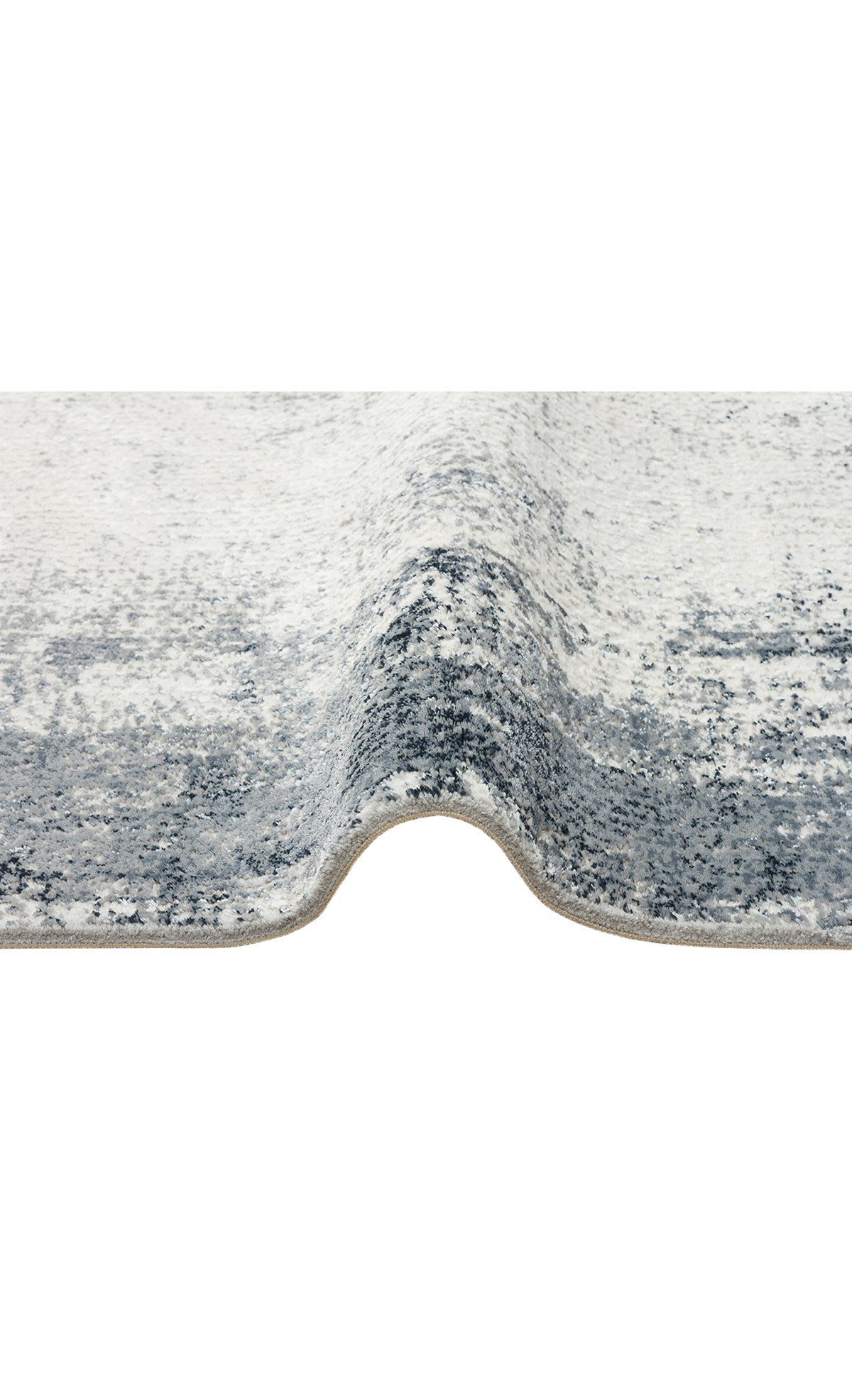 LAGOS LGS 06 CREAM GREY XW  Hav Toz Vermez Yıkanabilir Eskitme Desenli Modern Makine Halısı