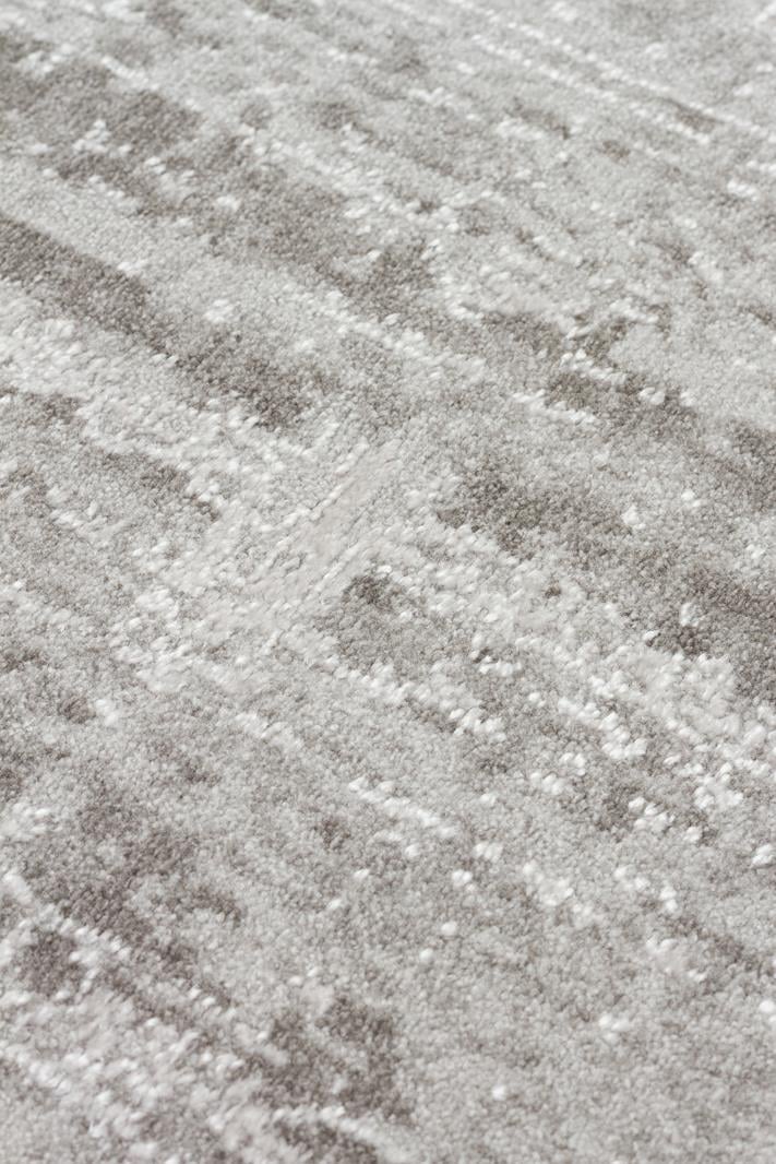 LEONA LNA 04 GREY  Yumuşak Tuşeli Hav Toz Vermez Modern Makine Halısı