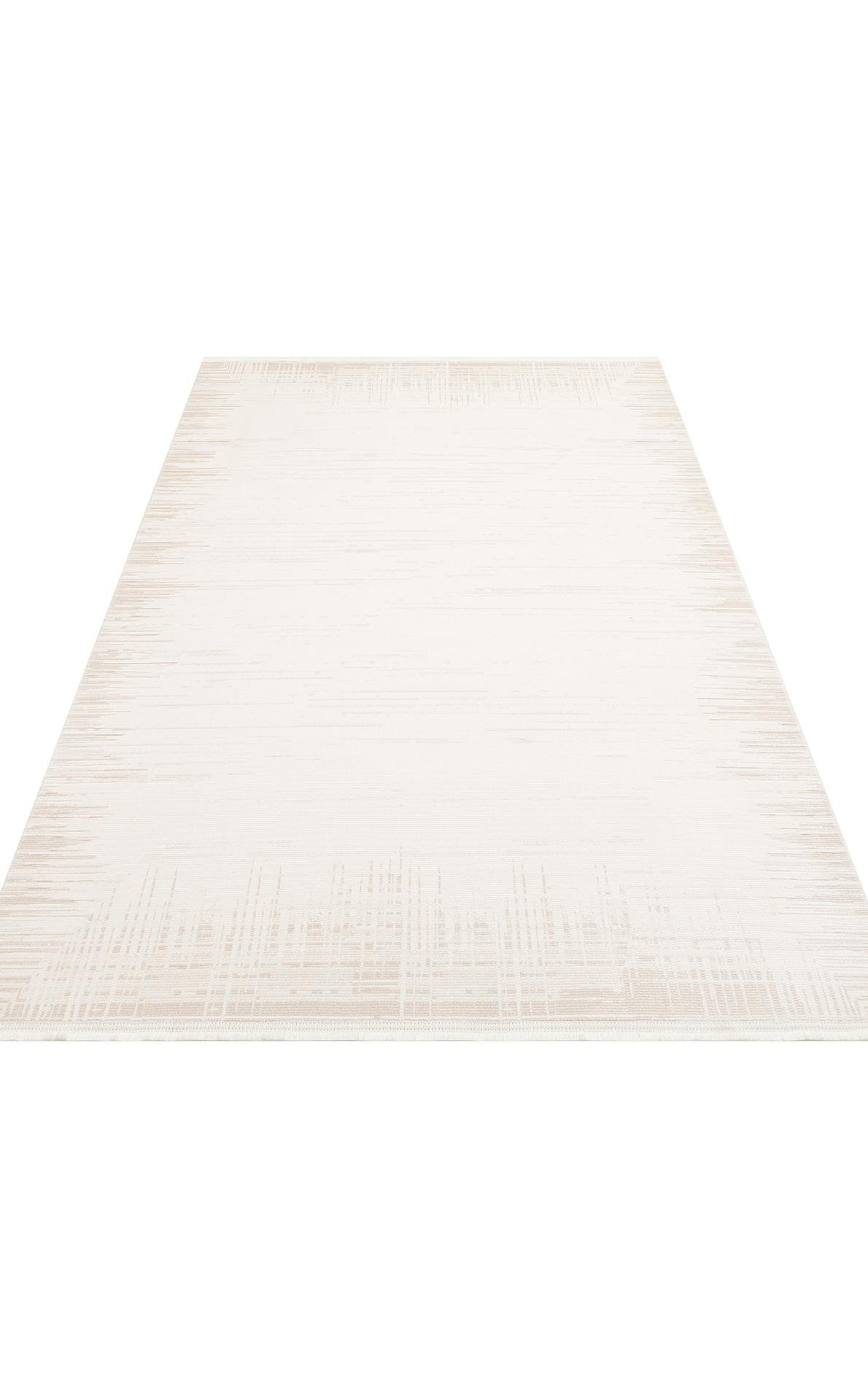LYKIA LKY 01 CREAM BEIGE  Sade ve Modern Akrilik Makine Halısı