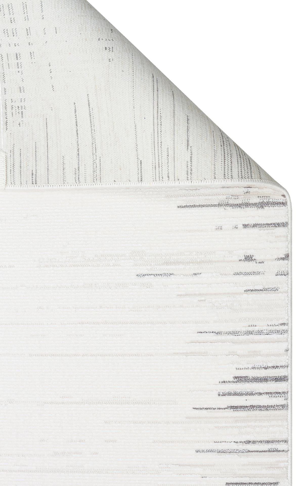 LYKIA LKY 01 CREAM GREY  Sade ve Modern Akrilik Makine Halısı