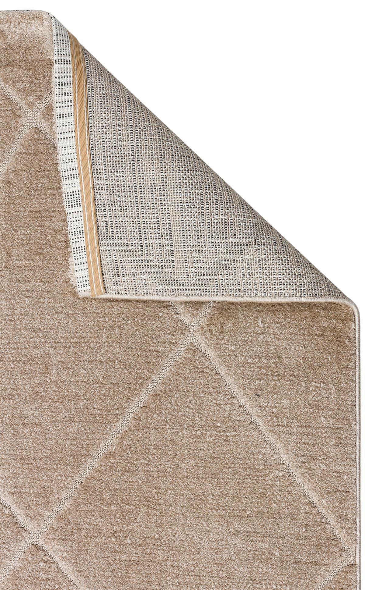 MISSORI MSR 03 BEIGE  Hav Toz Vermez Sade Desenli Yumuşak Dokulu Modern Makine Halısı