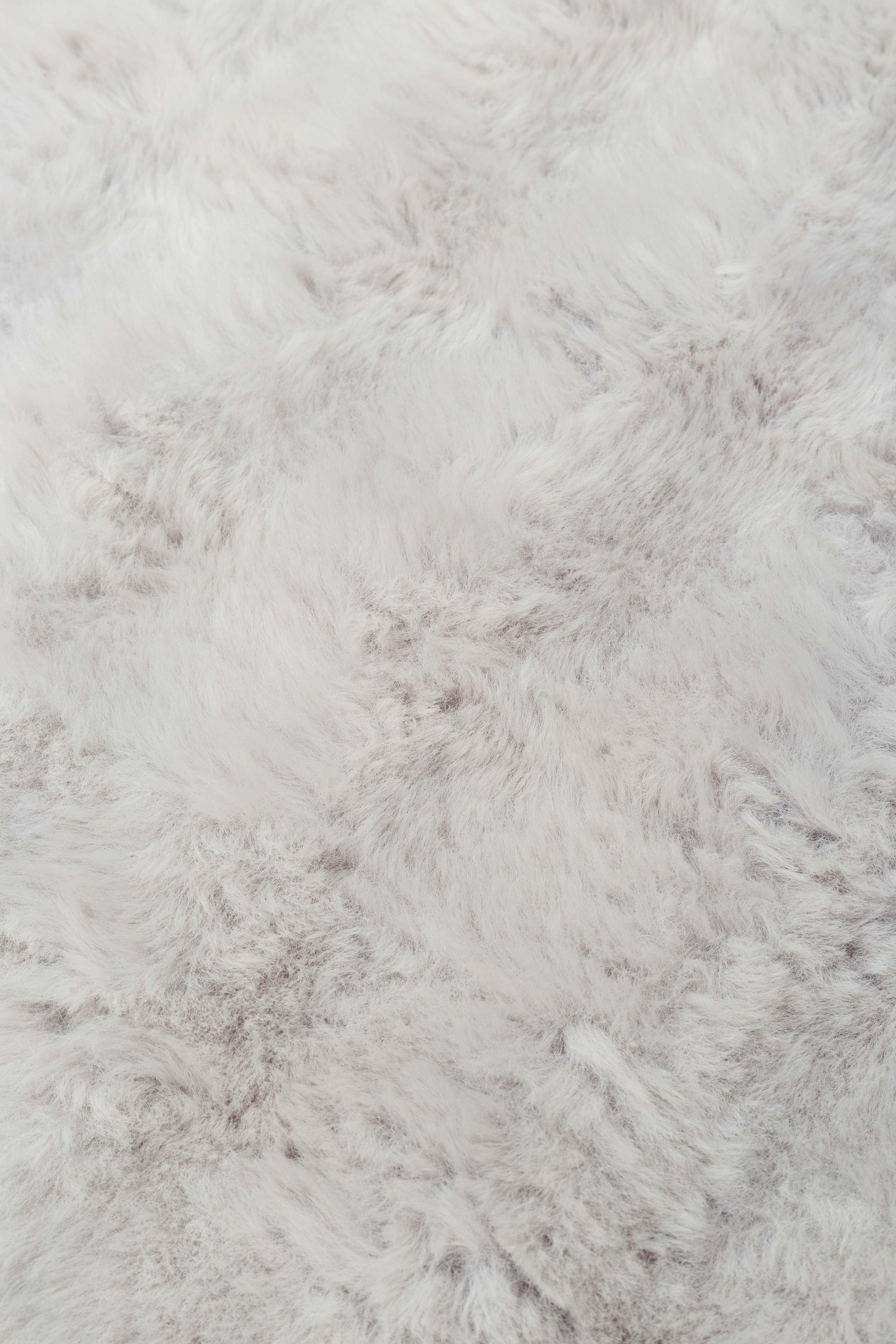 MOLLIS BUBBLE MLS BUBBLE DOUBLE GREY  Yumuşak Tuşeli Yıkanabilir Kaymaz Tabanlı Suni Kürk