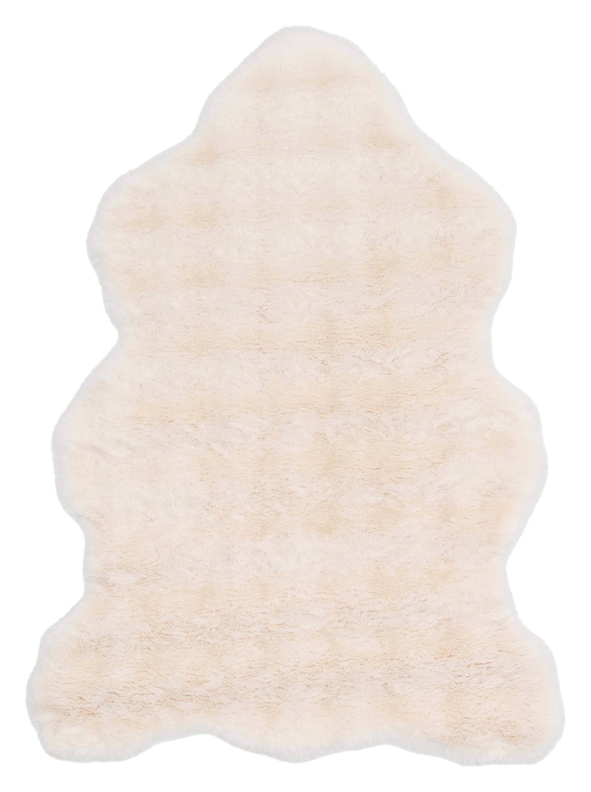 MOLLIS BUBBLE MLS BUBBLE SINGLE L.BEIGE  Yumuşak Tuşeli Yıkanabilir Kaymaz Tabanlı Suni Kürk