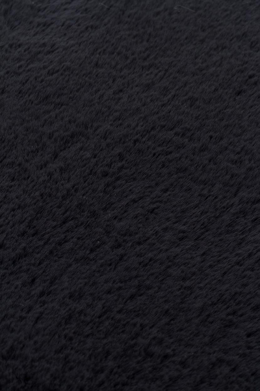 MOLLIS NEW MLS ANTRASIT QUARD N  Yumuşak Dokulu Uzun Tüylü Yıkanabilir Tavşan Postu