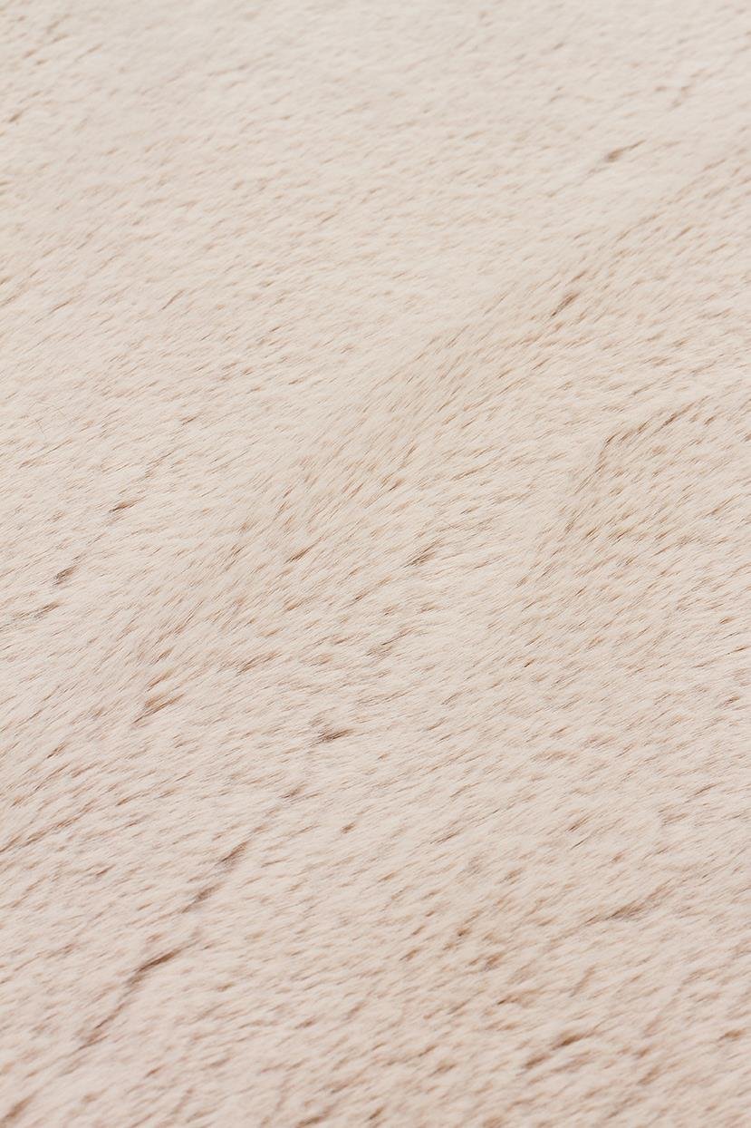 MOLLIS NEW MLS BEIGE QUARD N  Yumuşak Dokulu Uzun Tüylü Yıkanabilir Tavşan Postu
