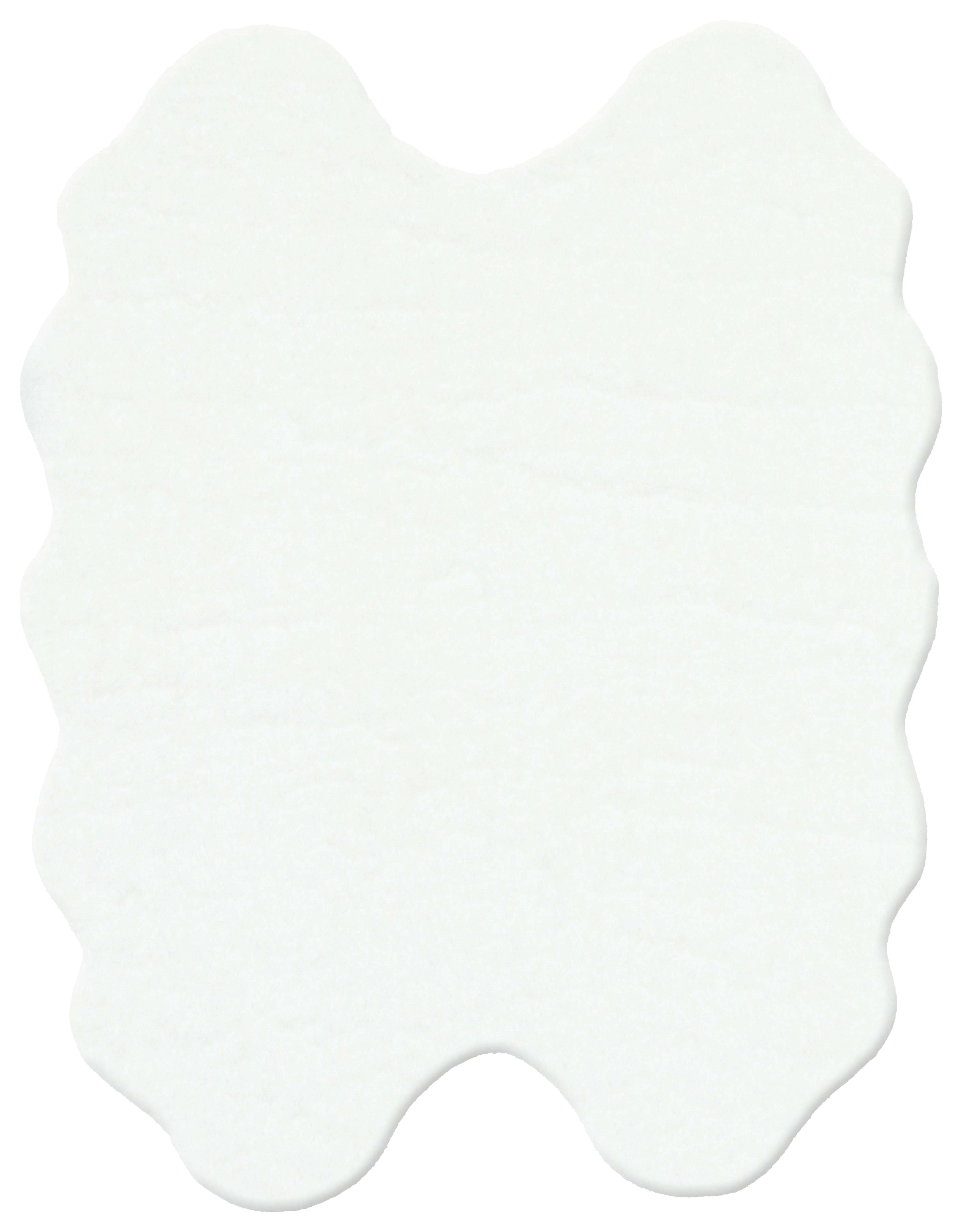 MOLLIS PLAIN MLS PLAIN QUARD WHITE  Yumuşak Tuşeli Yıkanabilir Kaymaz Tabanlı Suni Kürk