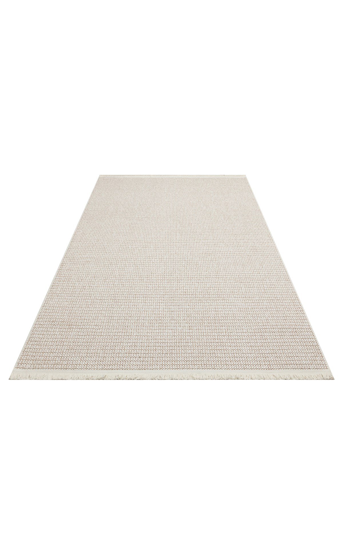 MOTTO MOT PLAIN BEIGE  Yumuşak Tuşeli Örgü Dokuma Modern Makine Halısı