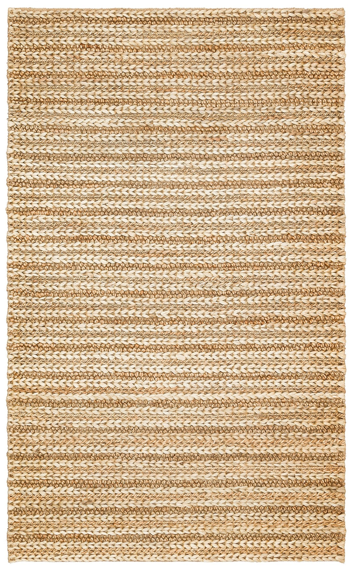 NETRA S-1152 NATURAL XW  Farklı Örgü Dokusuna Sahip El Dokuma Naturel Jüt Hasır Halı