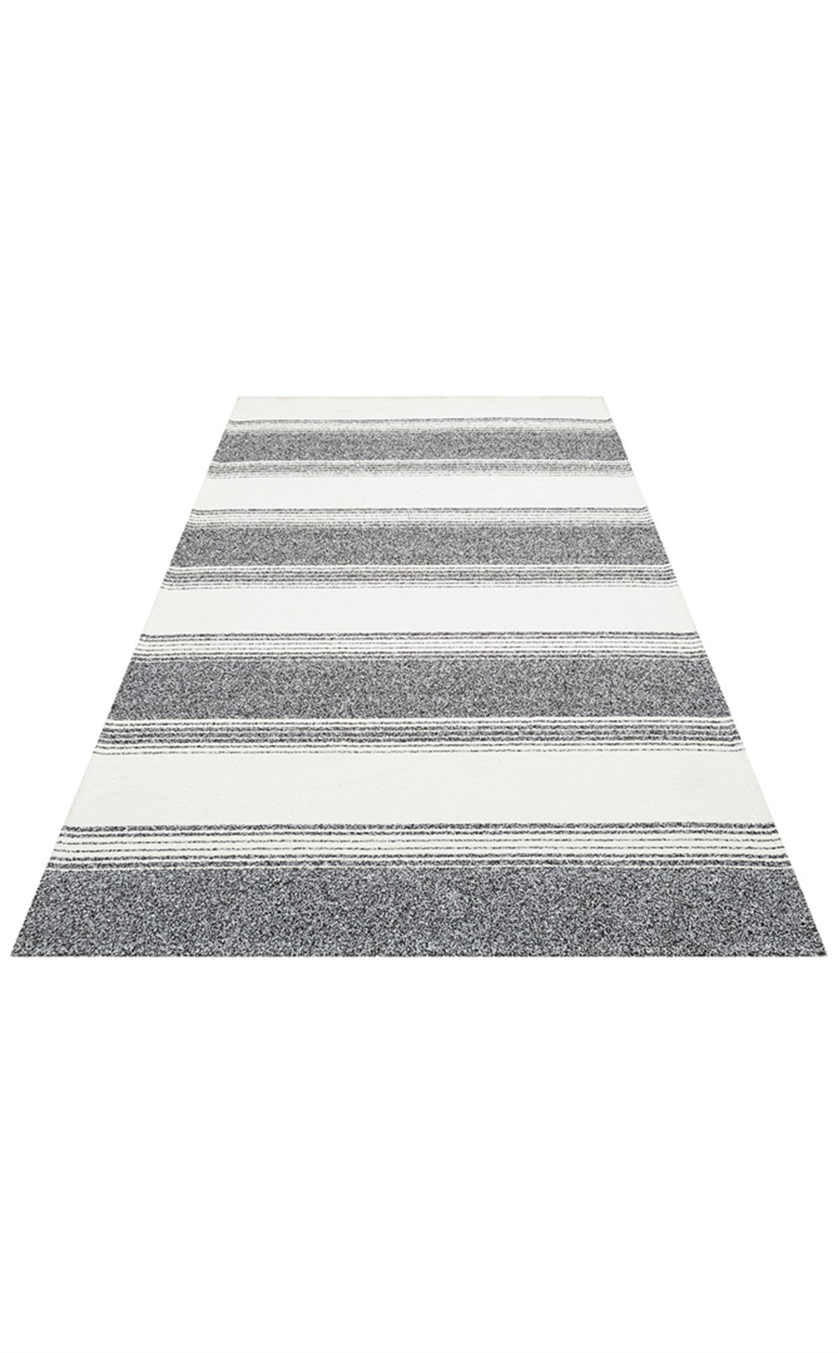 NEVADA NVD 02 WHITE BLACK  Özel Moroccon Tuşeli Hav Toz Vermez Kaymaz Tabanlı İnce Dokuma Modern Halı