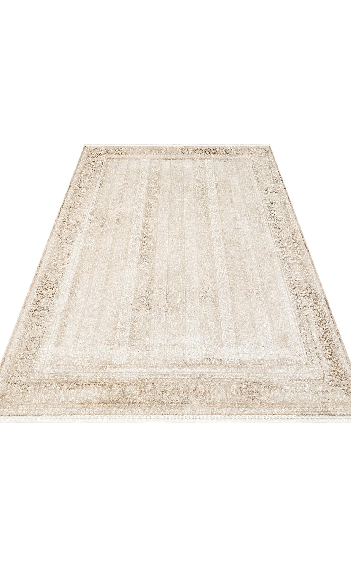 PADONA PDN 01 BEIGE  Extra Yumuşak Dokulu Sık Dokuma Modern Desenlere Sahip Şık Salon Halısı