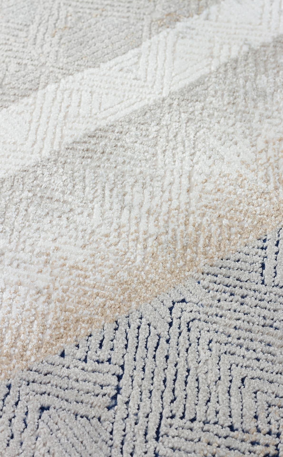 PADONA PDN 08 CREAM GREY  Extra Yumuşak Dokulu Sık Dokuma Modern Desenlere Sahip Şık Salon Halısı