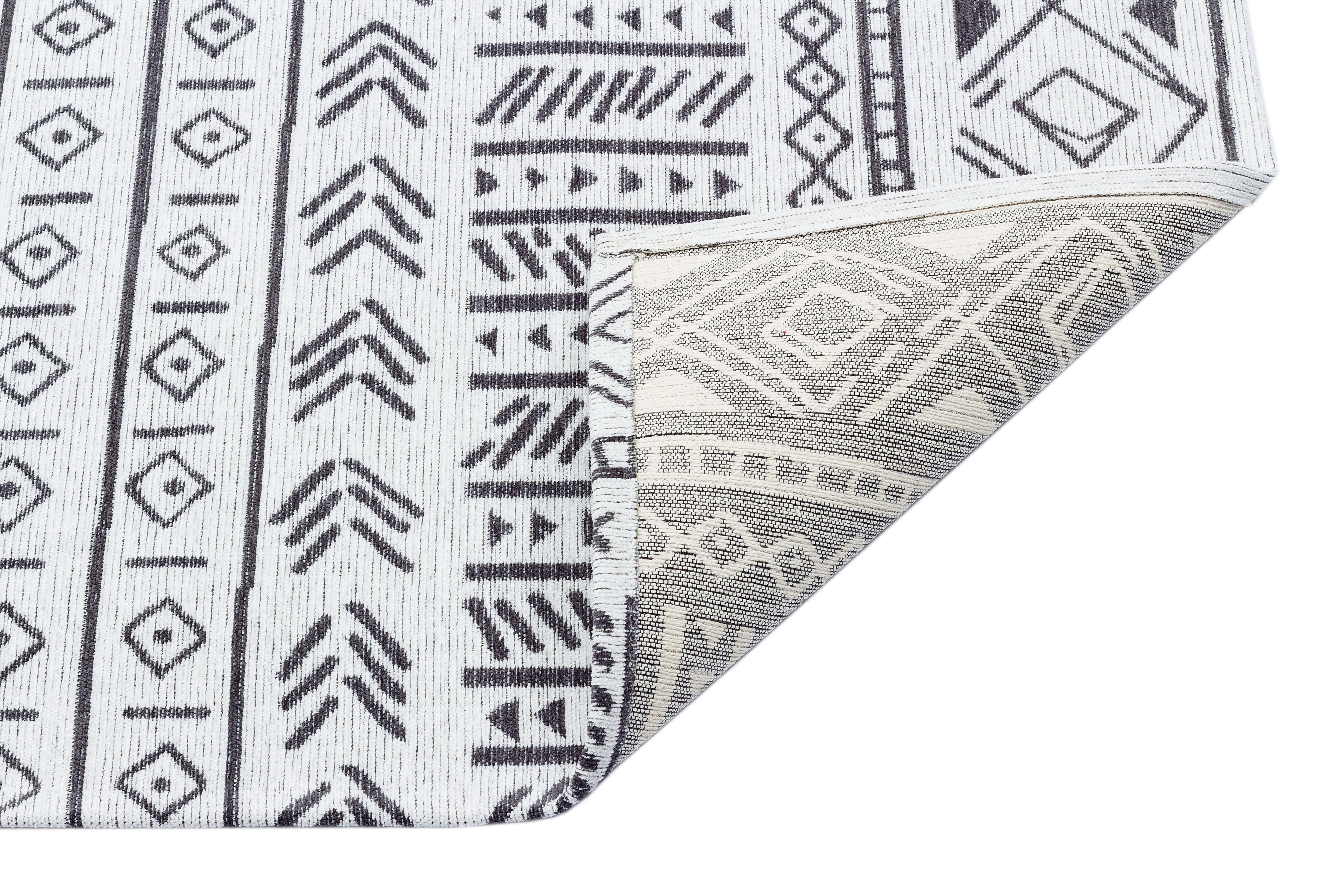 PALMA PM 02 GREY D.GREY  Hav Toz Vermez Modern Dokuma Kilim